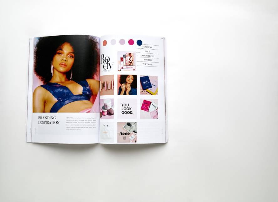 Undergraduate work on the Fashion Buying and Brand Management course