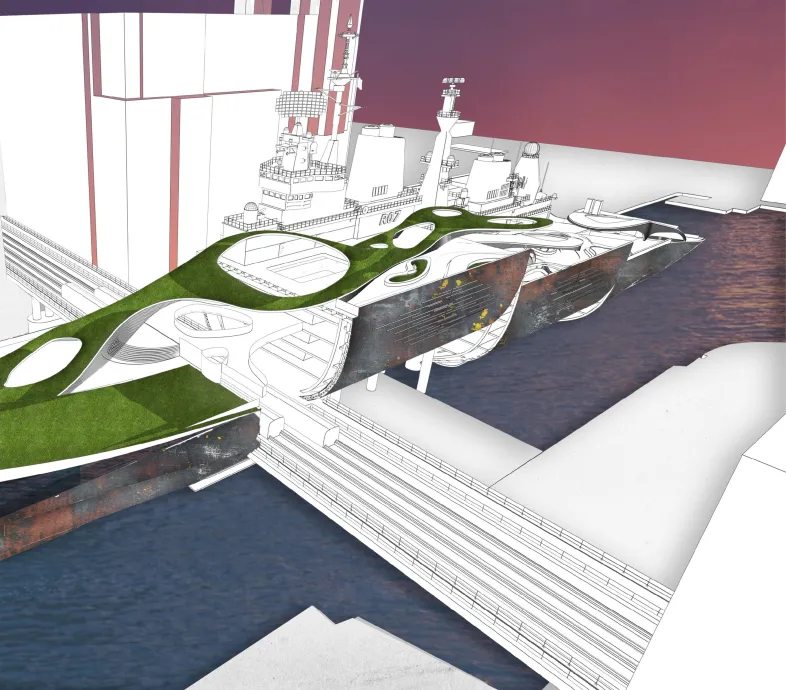 Undergraduate work on the Urban Landscape Architecture course