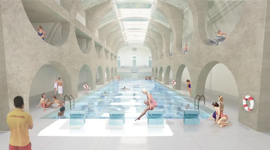 Undergraduate work on the Interior Design Environment Architectures course