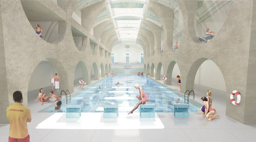 Undergraduate work on the Interior Design and Environment Architectures course