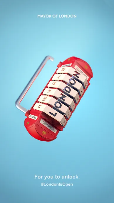 london is open campaign red