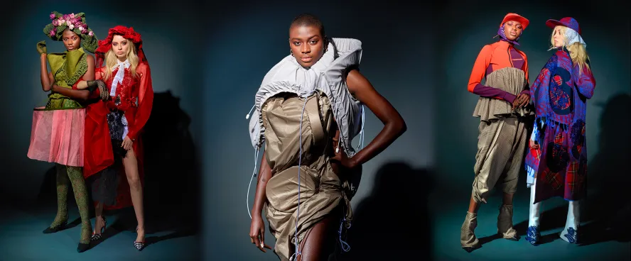 Undergraduate student coursework on Fashion course