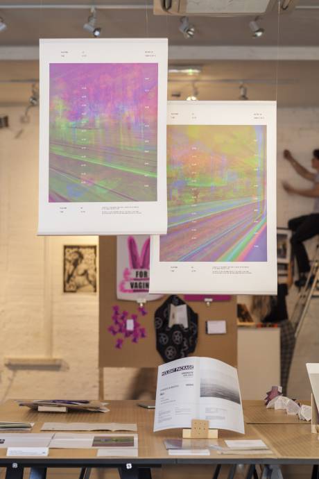 Undergraduate student work on the BA (Hons) Graphic Design course