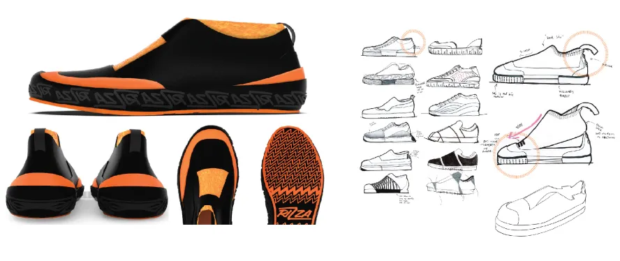 Life recorder with Iris Bacar Skate Shoe