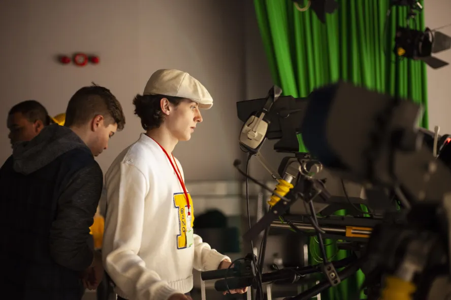 Behind the scenes on the BA (Hons) Digital Television Production course