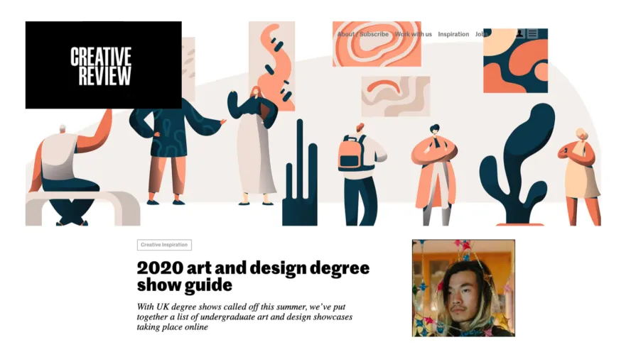 Ravensbourne coverage in Creative Review