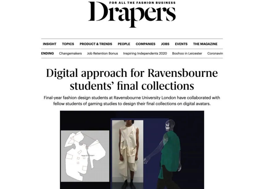 Ravensbourne coverage in Drapers