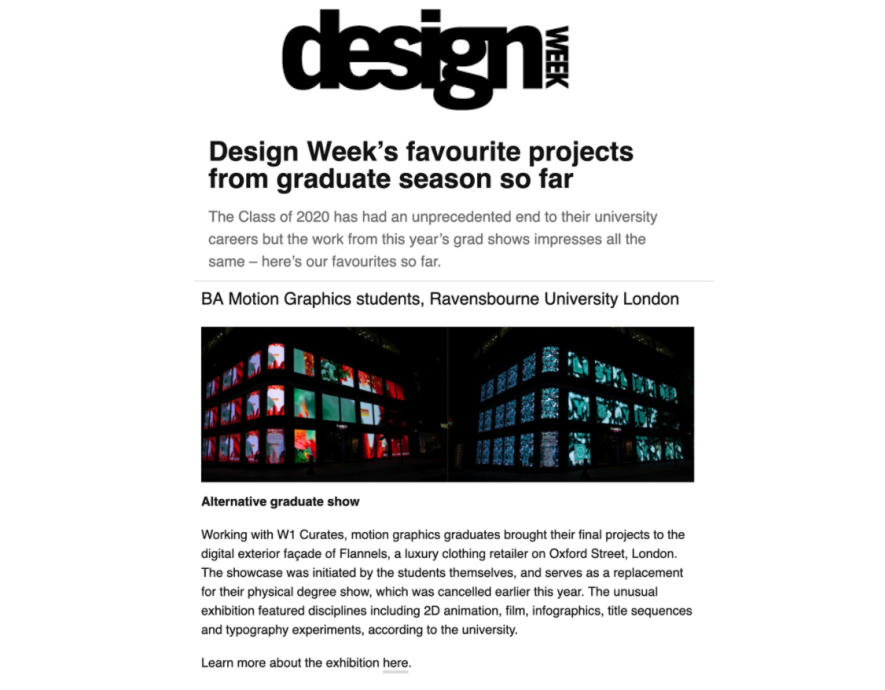 Graphics and Design | Ravensbourne University London