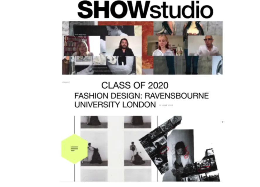 Ravensbourne coverage in Show Studio