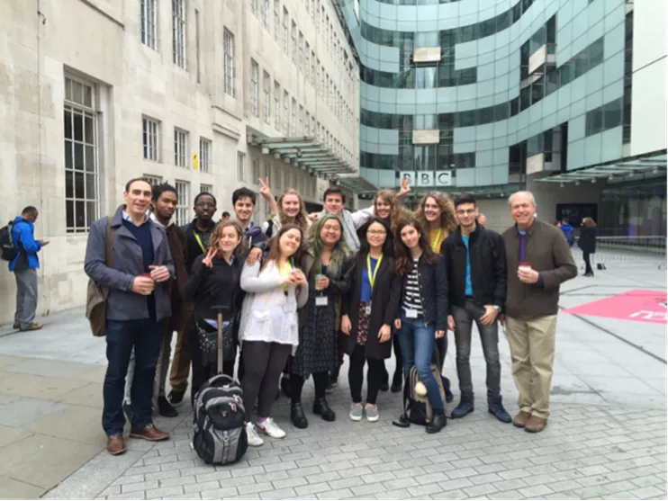 Animation students at Radio 4