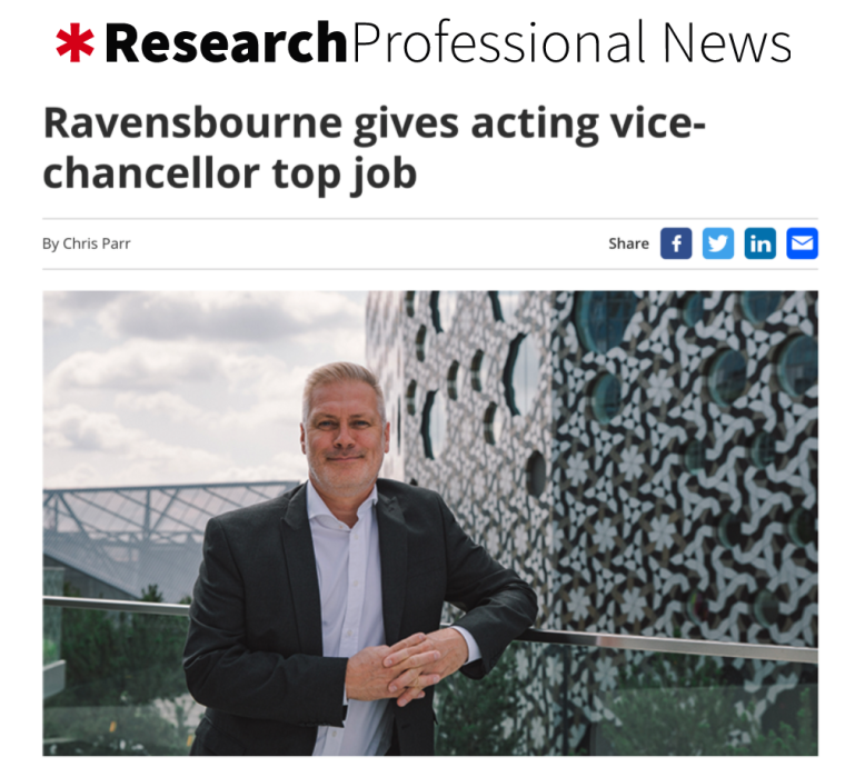 Coverage in Research Professional News 