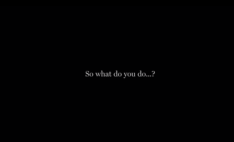 So what do you do?