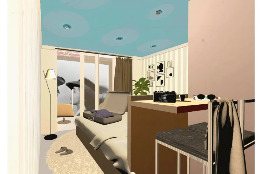 The Coronet Cinema Hotel by student Yulia Bykova 