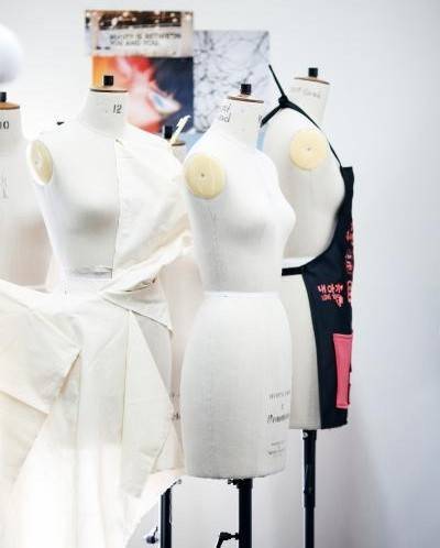 Mannequins in the atelier room