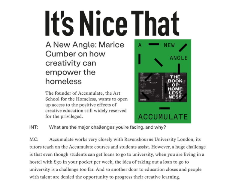 It's Nice That Accumulate coverage