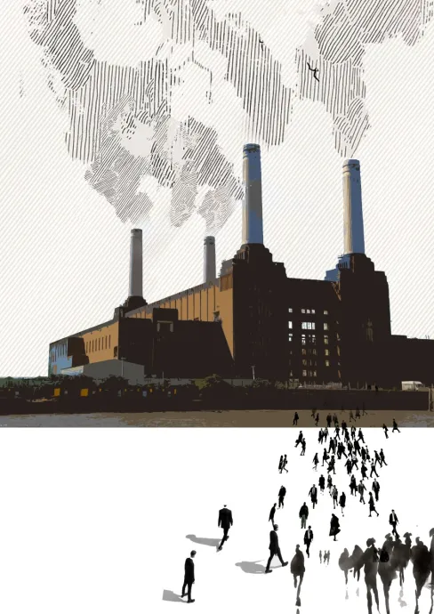 Illustration of Battersea of Power Station