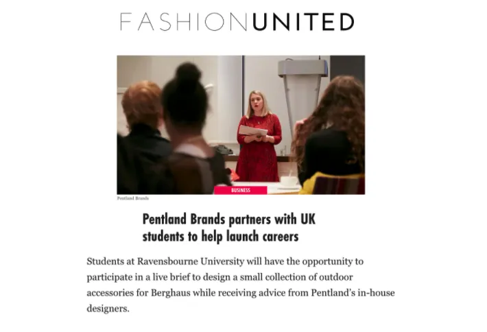 Coverage that appeared in Fashion United