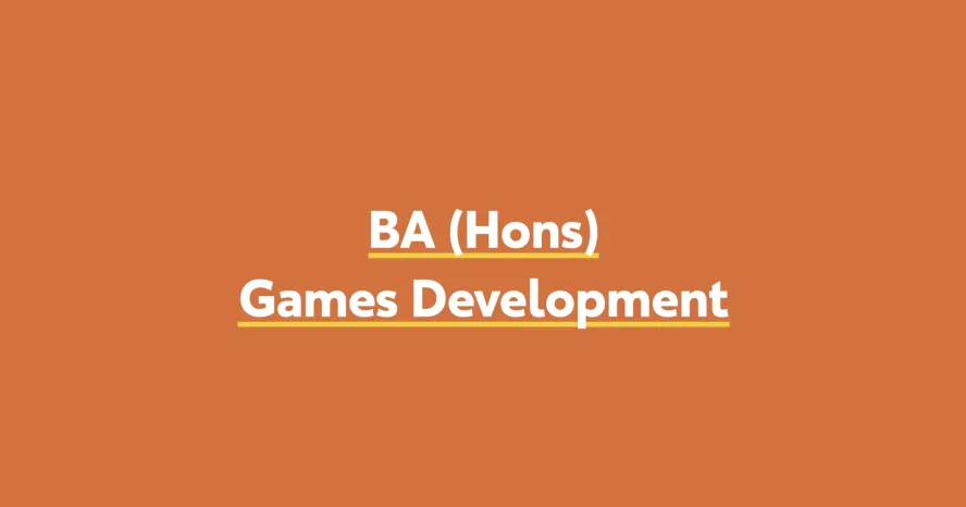 BA (Hons) Games Development 