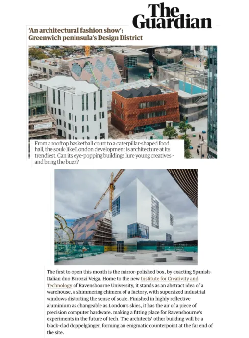 Guardian coverage for Institute for Creativity and Technology