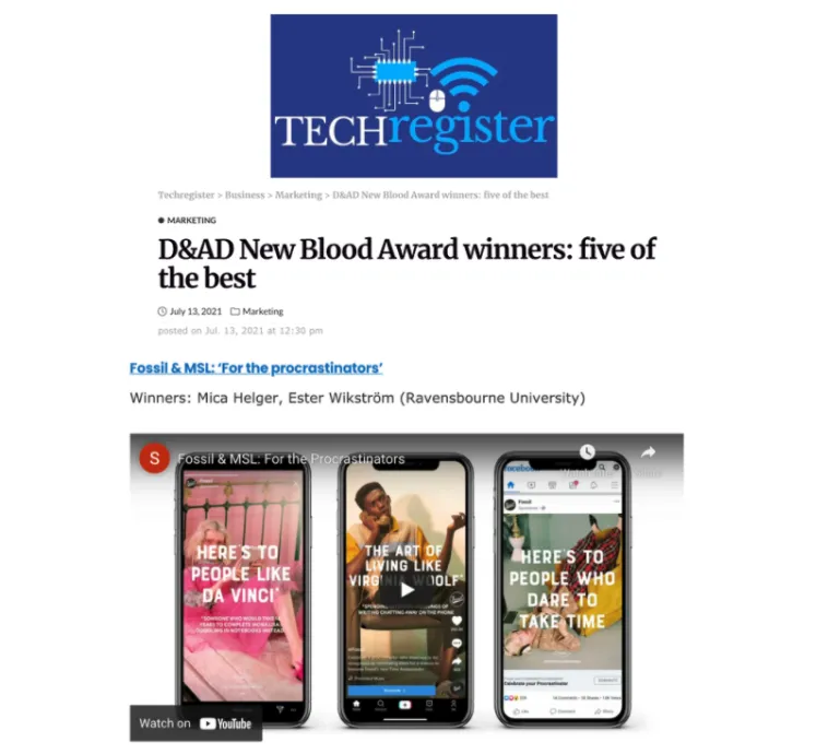 Clippings in Tech Register