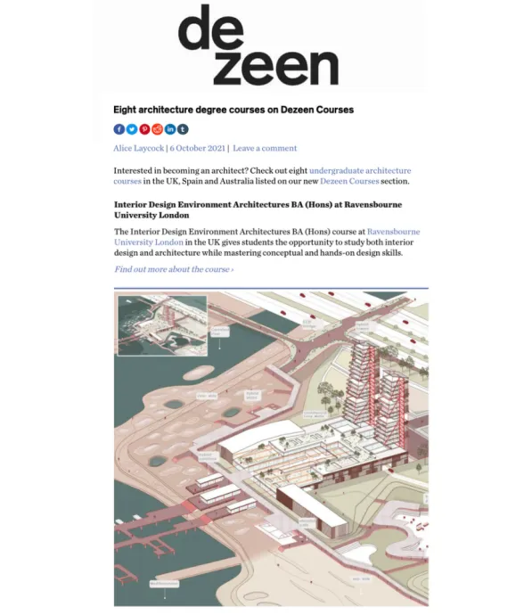Dezeen presents architecture courses 