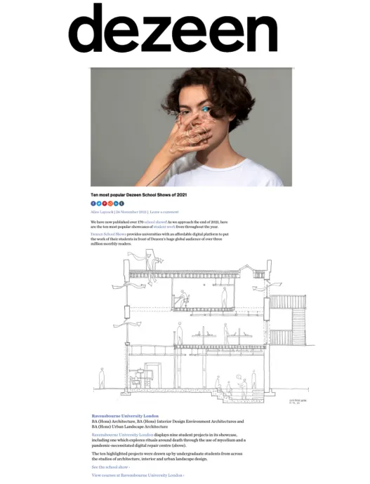Dezeen coverage November 2021