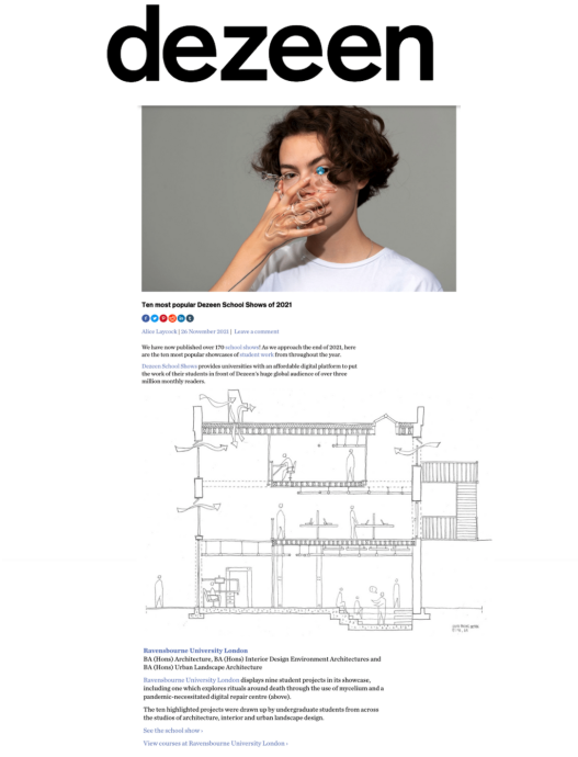 Dezeen coverage November 2021