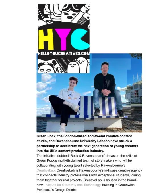 Hello Young Creatives - October coverage