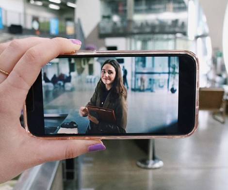 Shot of Our House in front of Ravensbourne set