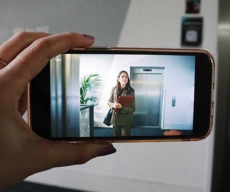 Shot of Our House in front of Ravensbourne set
