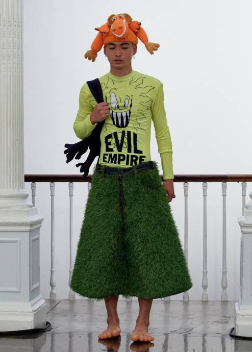 London Fashion Week student collections Xander Jones