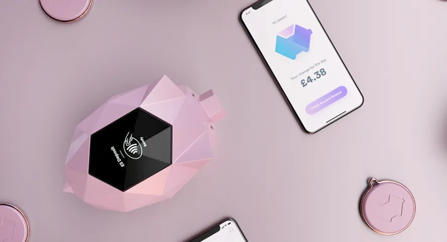 Contactless piggy bank