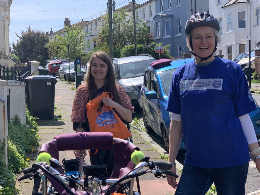 The seat with Zara and Anna