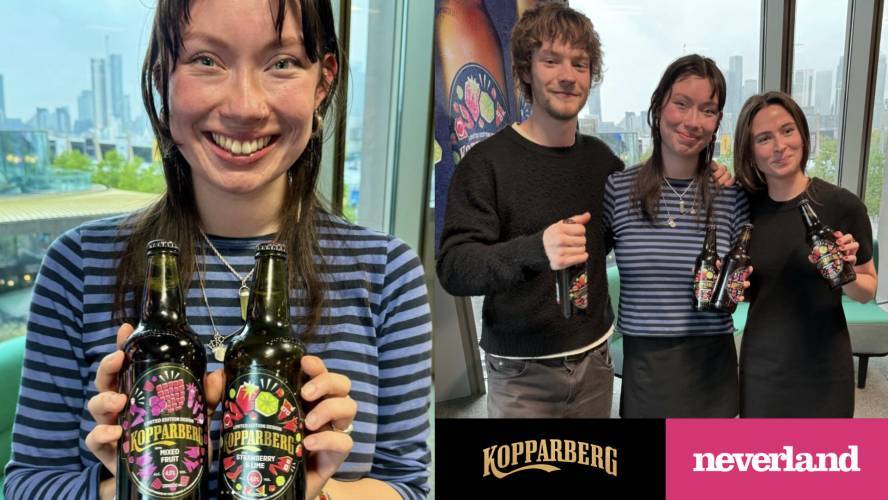 Advertising & Brand Design award winning students Kopparberg
