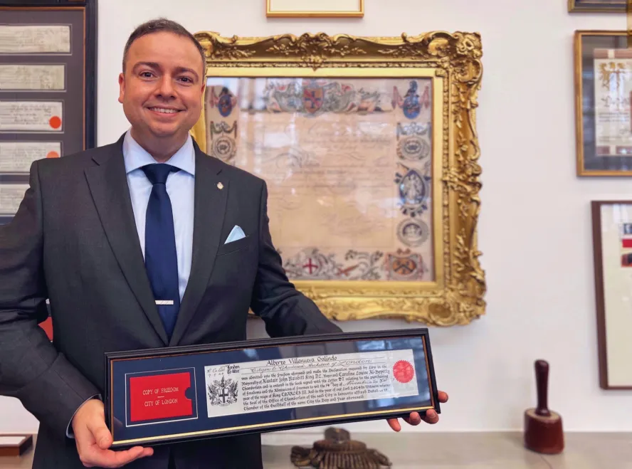 Head of Architecture receives Freedom of the City of London award