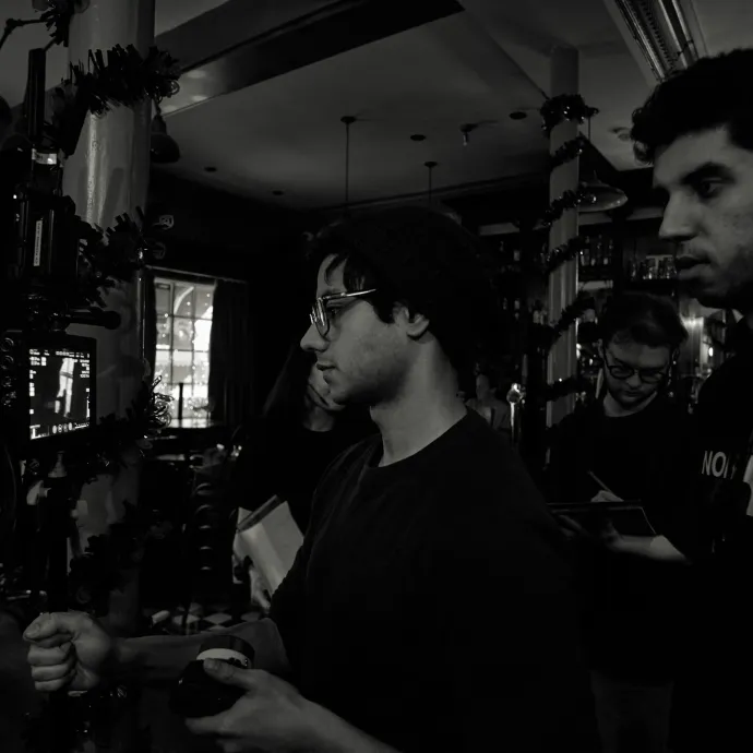 Students filming Strongbow video