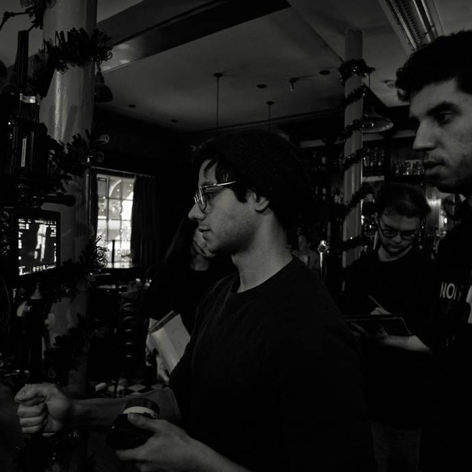 Students filming Strongbow video