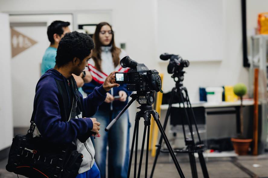 Film students at Ravensbourne