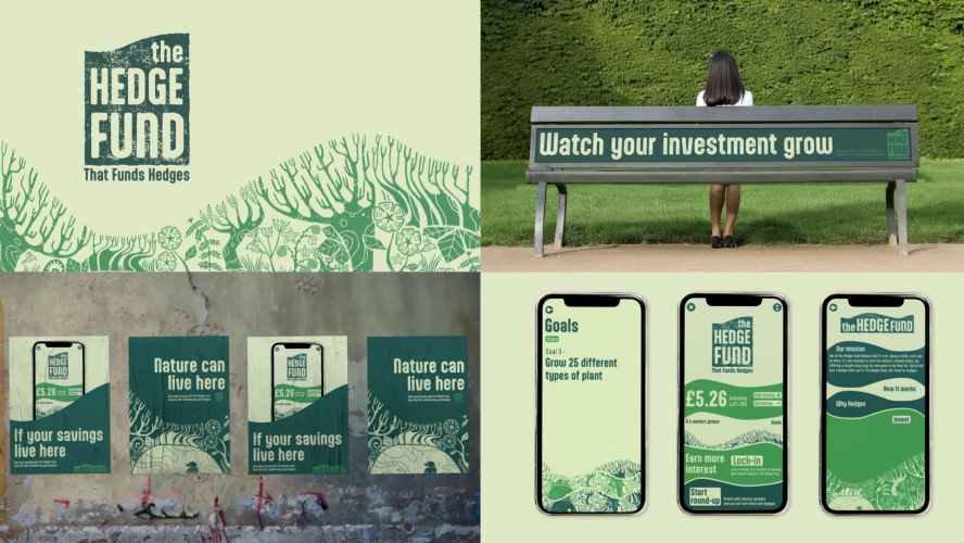 Poster for Creative Conscience Silver award win for Ravensbourne University students