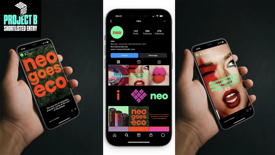 Advertising campaign designed by Ravensbourne student, Daisy