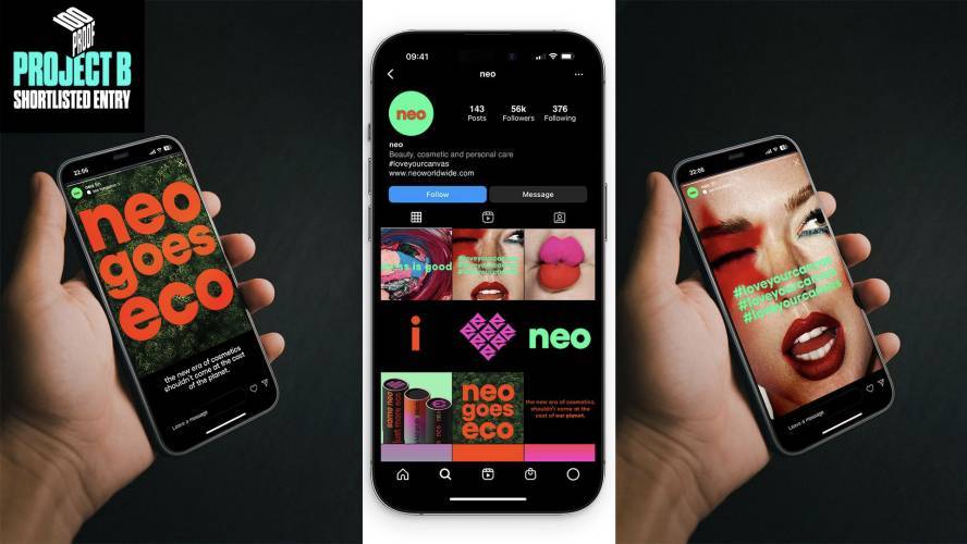 Advertising campaign designed by Ravensbourne student, Daisy