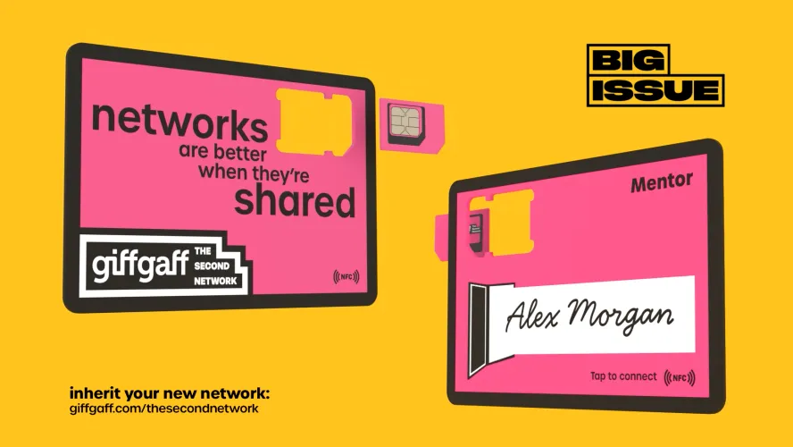 Poster for The Second Network, student work nominated for a Yellow Pencil for the D&AD New Blood Awards