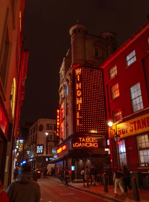 Soho street and clubs