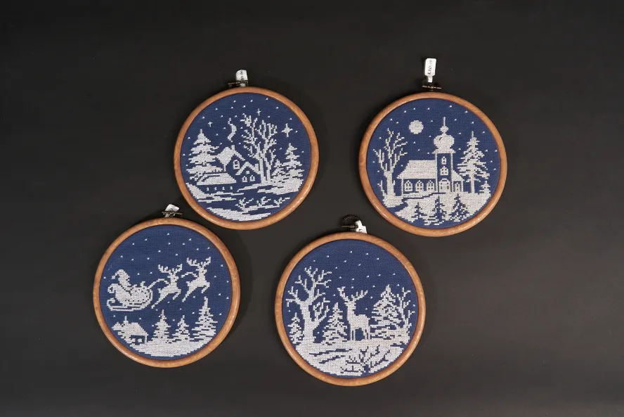 Festive fair textiles project created by Aminta Linares, Access to Higher Education student at Ravensbourne University