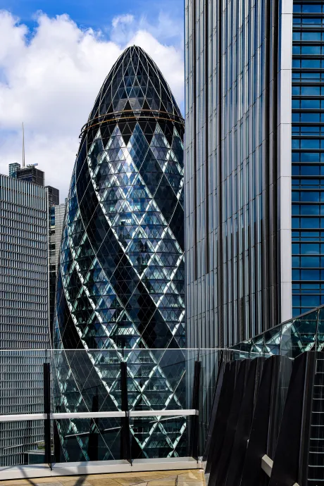 The gherkin building