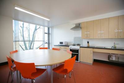Davies Court student court kitchen