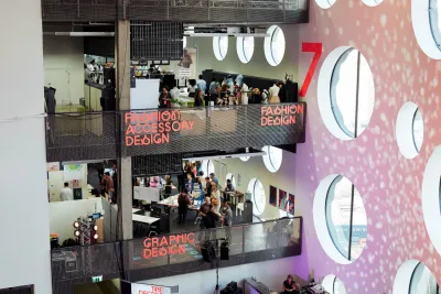 View of inside Ravensbourne building