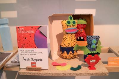Sarah Saggiante LEGO display