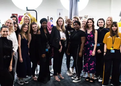 Clare Waight Keller visits the Ravensbourne Degree Show