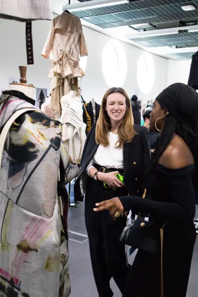 Clare Waight Keller visits the Ravensbourne Degree Show